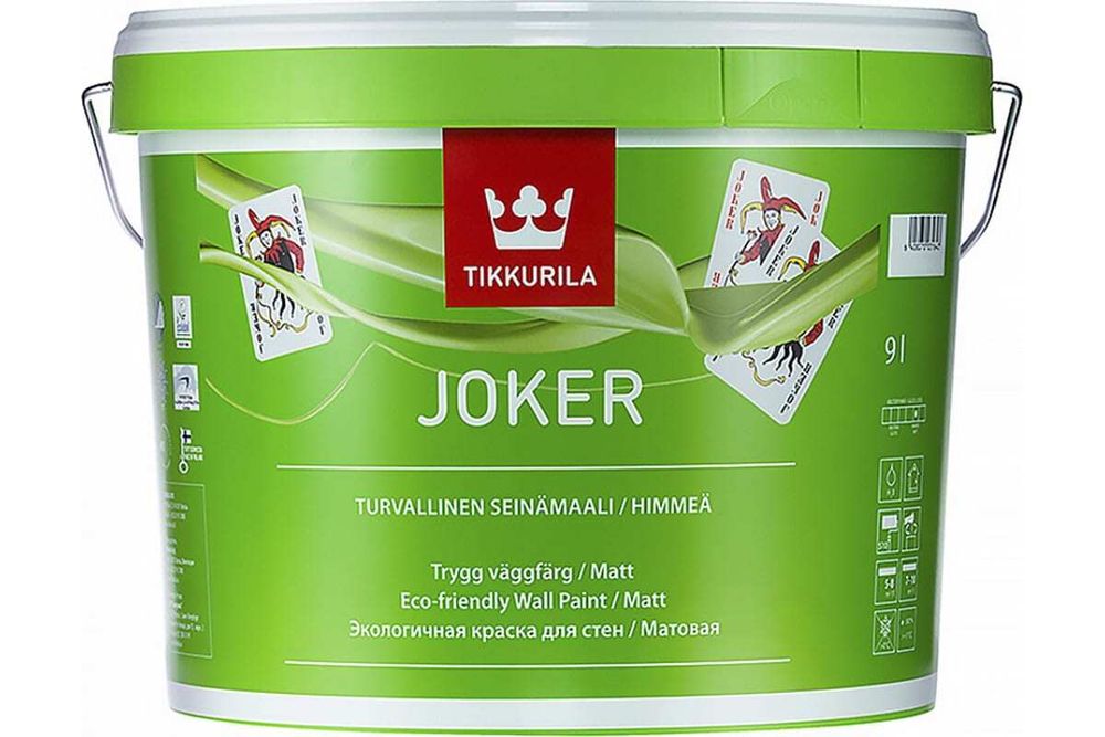 Краска TIK Harmony Satin (JOKER) матовая шелковистая, база А (9л)