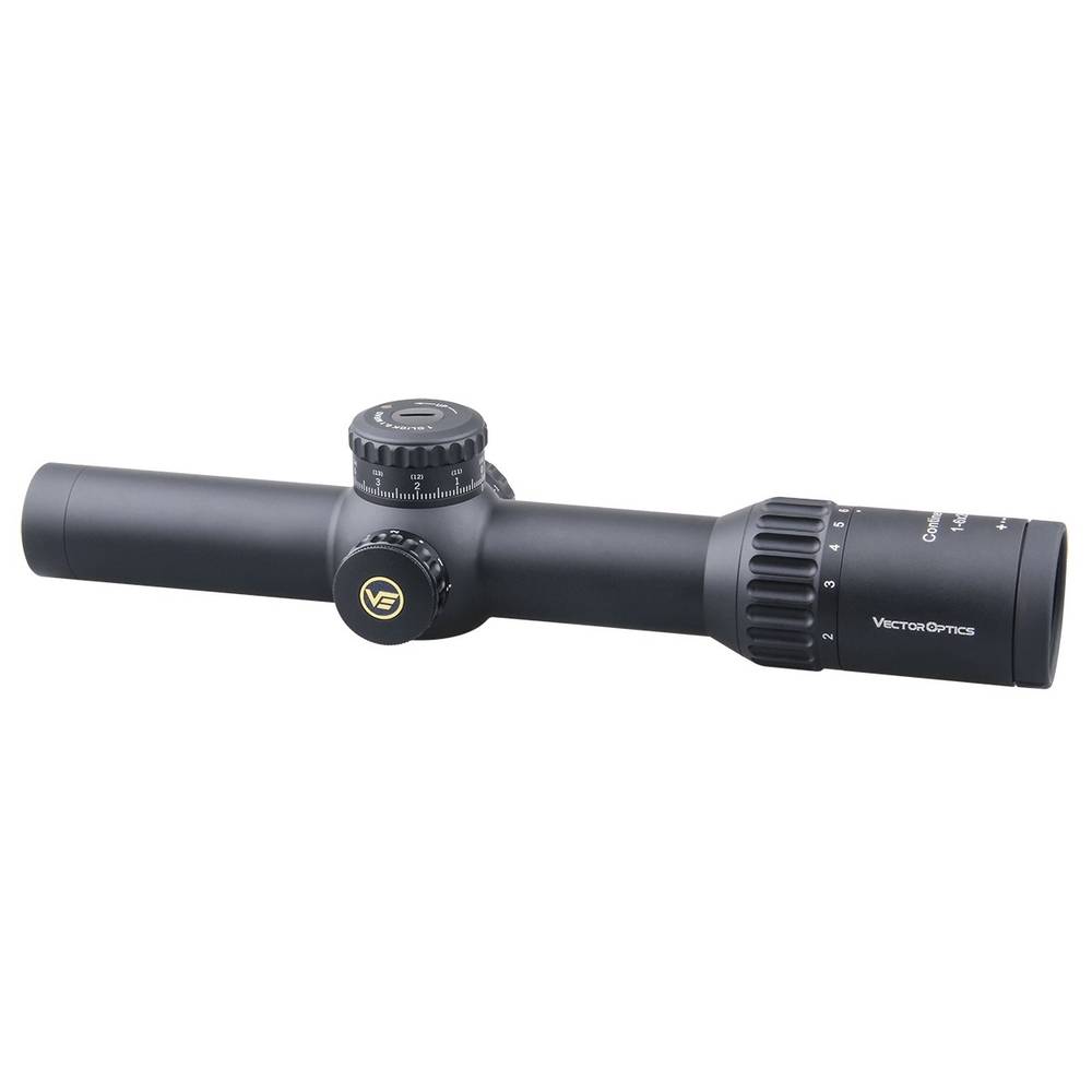 Оптический прицел Vector Optics Continental 1-6x28 Tactical FFP, сетка BDC & Wind, 34 мм, тактические барабаны, Zero Stop, азотозаполненный, с подсветкой (SCFF-31P)