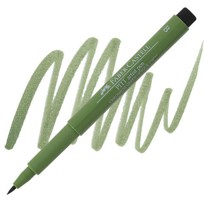 Faber-Castell Pitt Pen (B). 174 Chrome Green Opaque