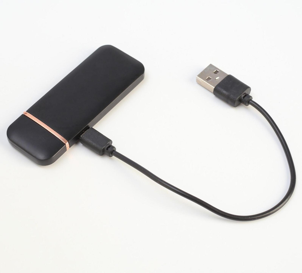 Зажигалка электронная, спираль, сенсор, USB F6293E-71