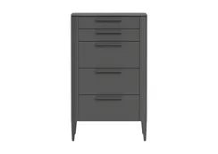 Комод Type высокии? 5 ящиков (темно-серый)