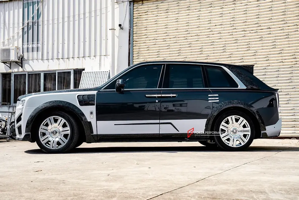 Широкий обвес из карбона для ROLLS-ROYCE CULLINAN СЕРИИ 2 2024+ Ролс Ройс Куллинан