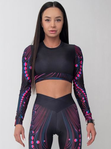 Short Rashguard Ethnic Pink