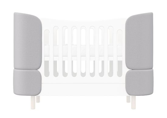 Комплект чехлов для кроватки-трансформера KIDI Soft (серый)