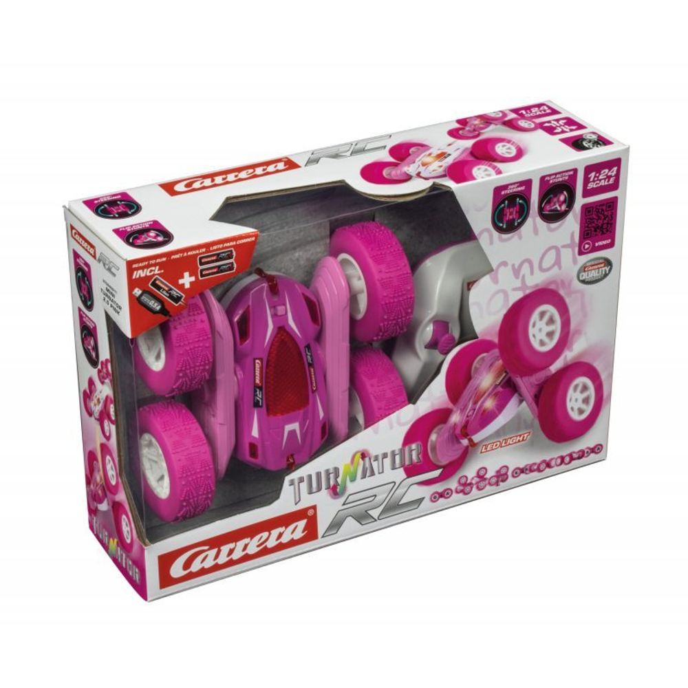 Carrera RC — Mini Turnator Pink, 2,4 ГГц, 1:24, 240011