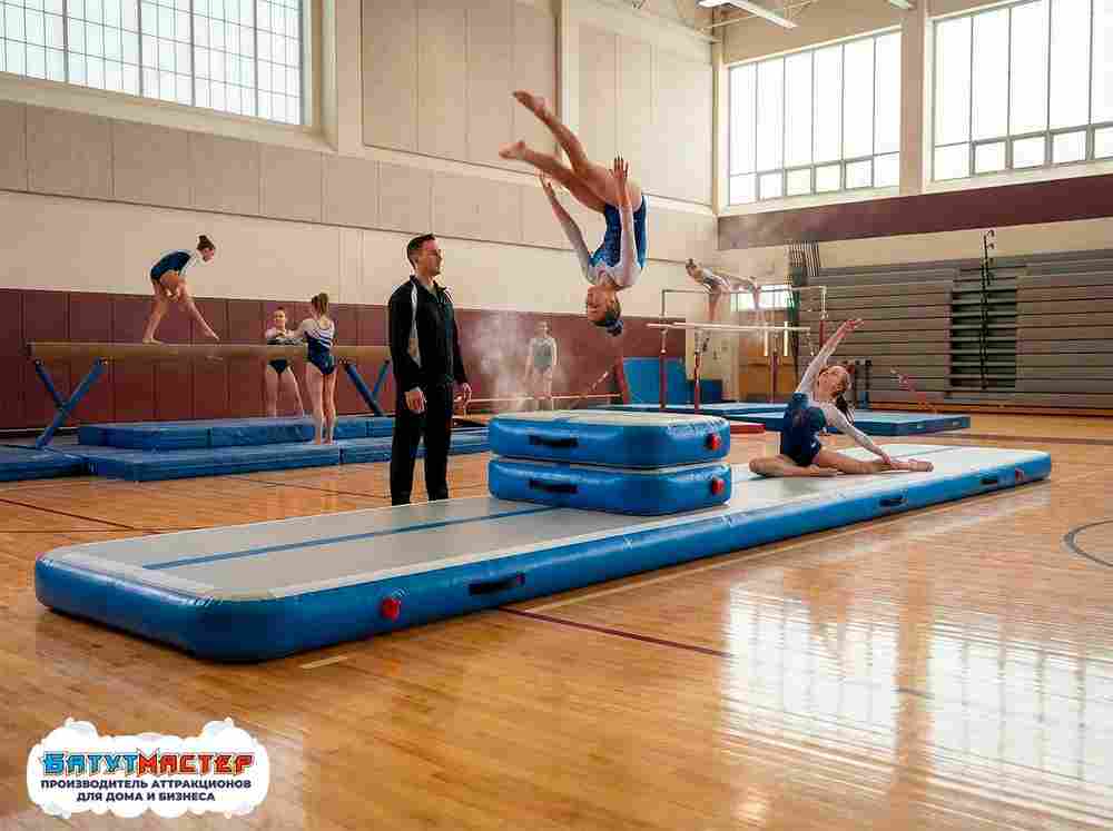 Комплект надувных спортивных разноуровневых матов