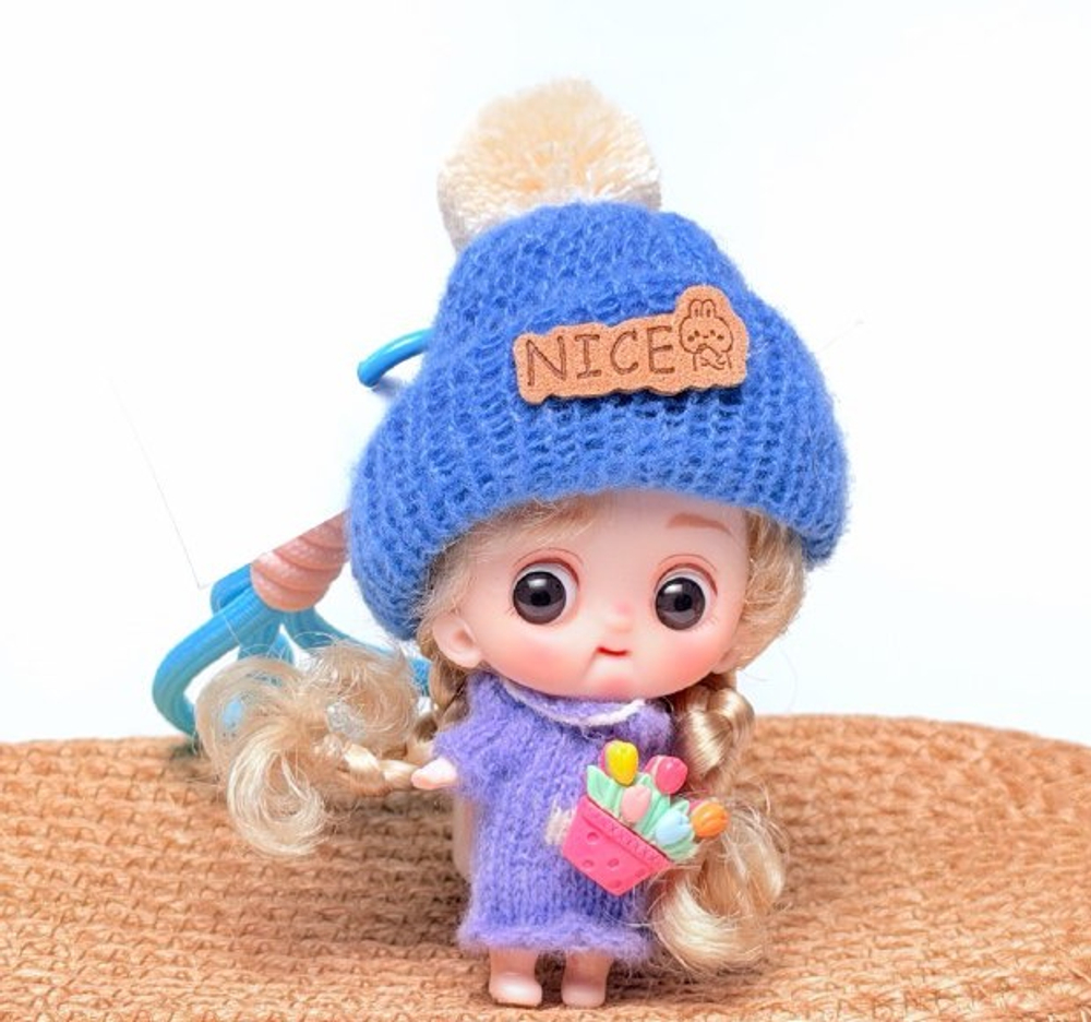 Брелоки "Куколки в шапках' 12 см оптом