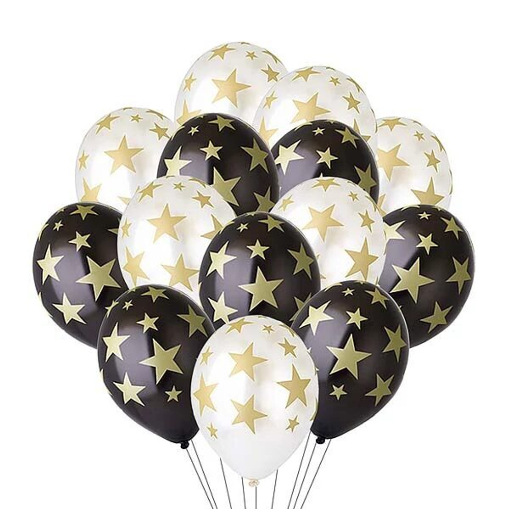 Композиция из шаров, Звезды, 14 шариков