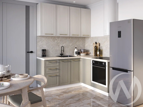 Кухня комплектация №5 (белый/адель MF28; адель MF27)