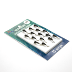 Мормышка вольфрамовая точеная "Уралка+Коронка+Цепочка" (15шт/уп)