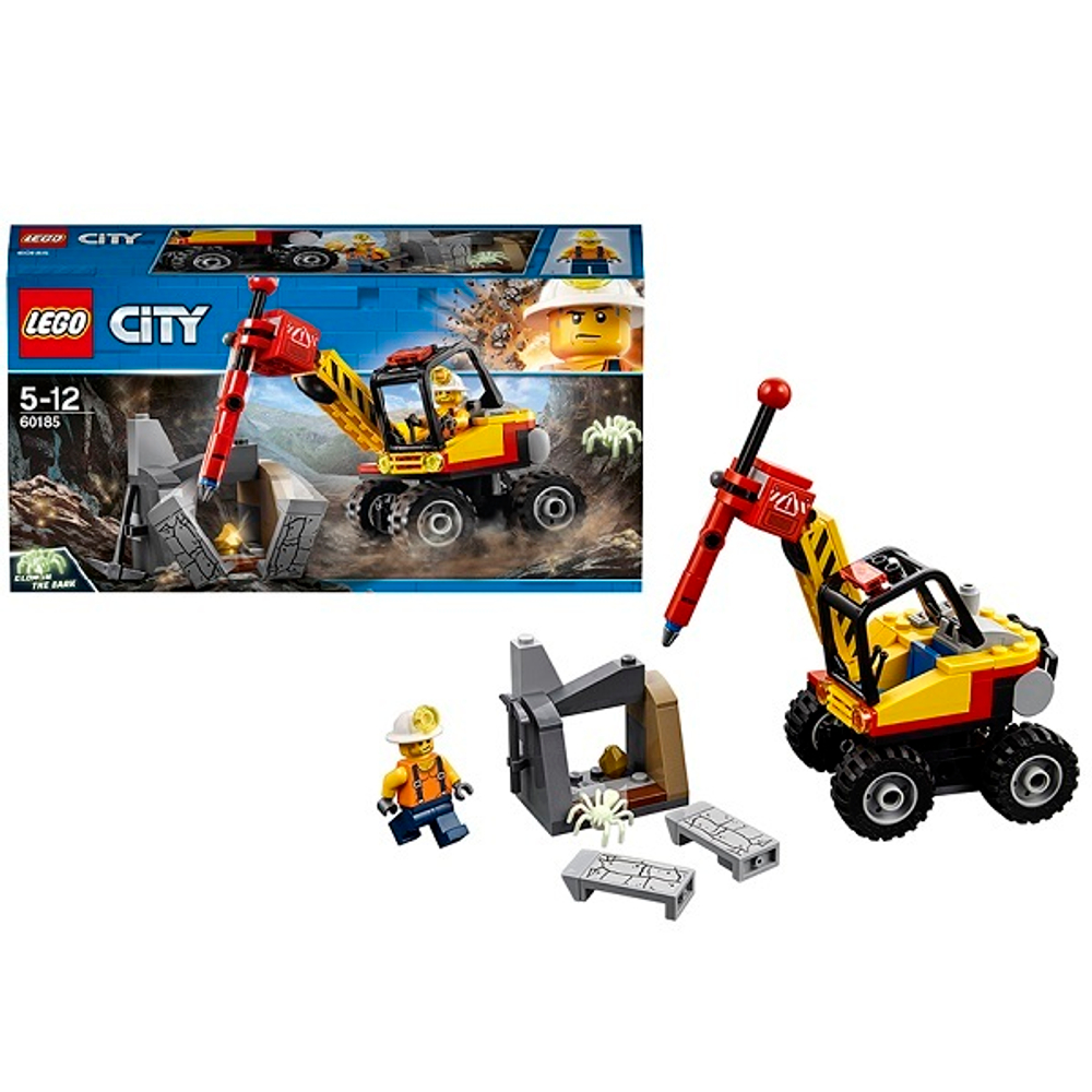 LEGO City: Трактор для горных работ 60185 — Mining Power Splitter — Лего Сити Город