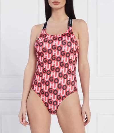 купальник swimsuit monogram Hugo Bodywear - красный(50480987)