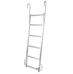 Лестница навесная алюминиевая с крюками MEGAL ЛНАак - 1,8 (450)