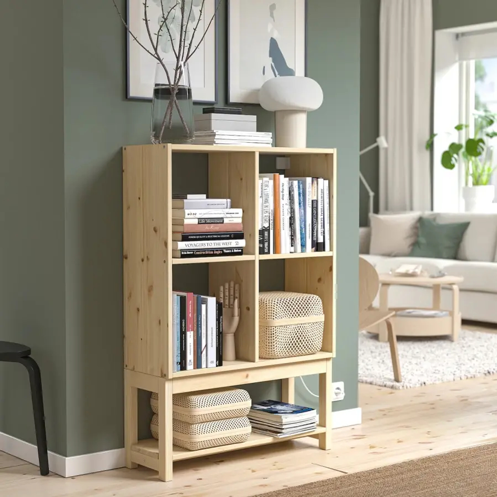 Стеллаж - IKEA IVAR, 80х30х120 см, сосна, ИВАР ИКЕА