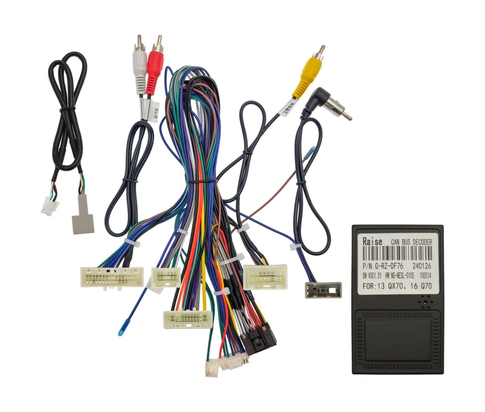 Магнитола для Infiniti QX60, JX35 2012-2016 (пластиковый верх) - FarCar BX9-360-9672 монитор 9.5" 2K QLED на Android 13, 6Гб+128Гб, CarPlay, 4G SIM-слот, 4 камеры в комплекте