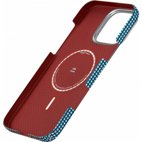 Чехол Pitaka MagEZ 5 (1500D) для iPhone 16 Pro Max, Ocean Blue