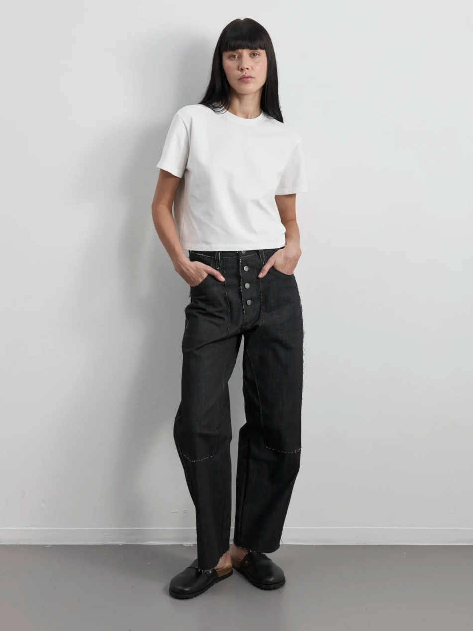 Джинсы с отстрочкой J1