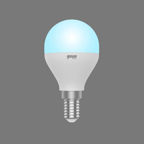 Лампа светодиодная Gauss E14 7,5W 4100К матовая 1053128