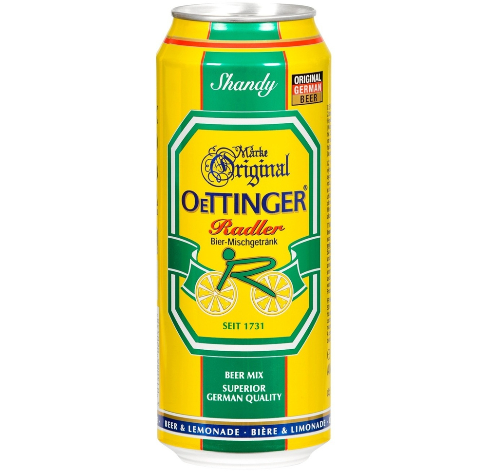 Пиво Oettinger Radler 0,5 л. in can 
