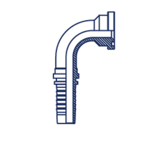 Фитинг DN 12 SFL 3/4 38.1 (90)