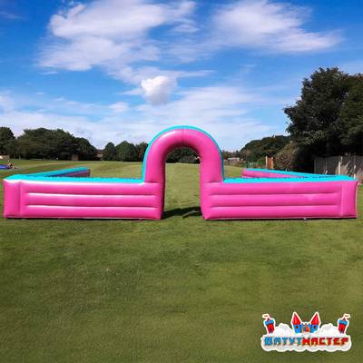 Надувная детская площадка «Страна улыбок», 8×6×2 м