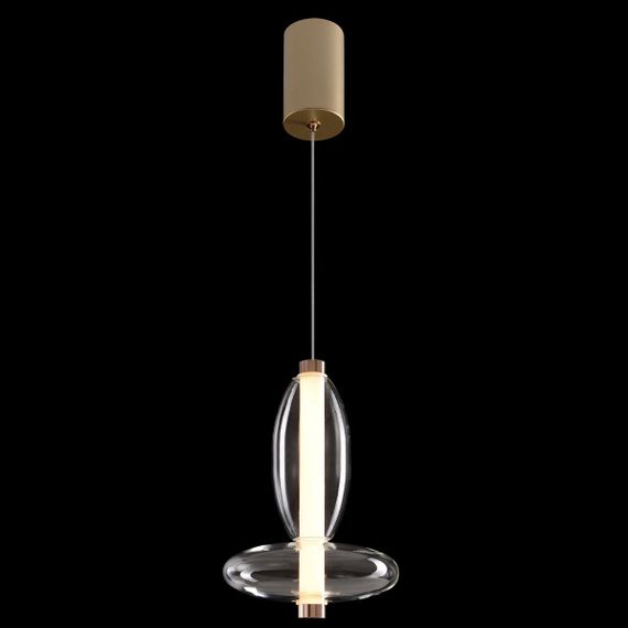 Подвесной светодиодный светильник Crystal Lux Quasar SP10W Led Transparent