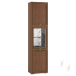 Пенал с витриной ЛШ-5 Гостиная Ливорно (орех донской)