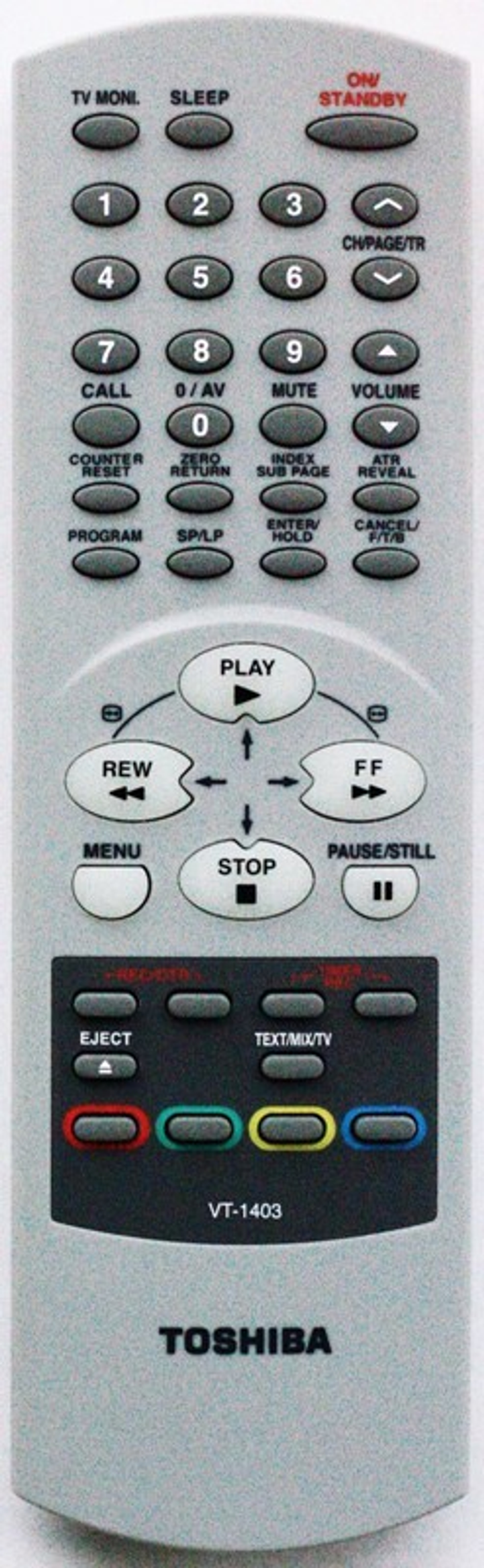 Пульт ДУ для TOSHIBA VT-1403 ориг