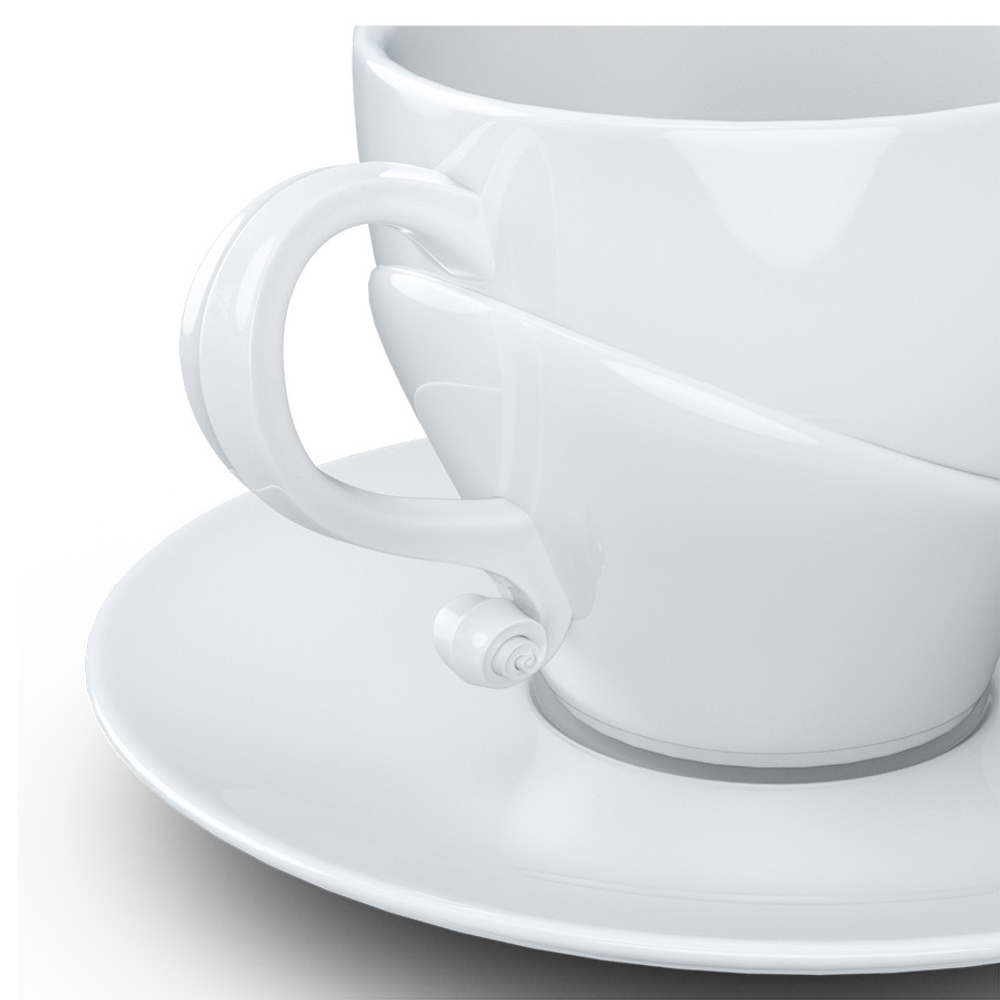 Чайная пара talent, wolfgang amadeus mozart, 260 мл, белая