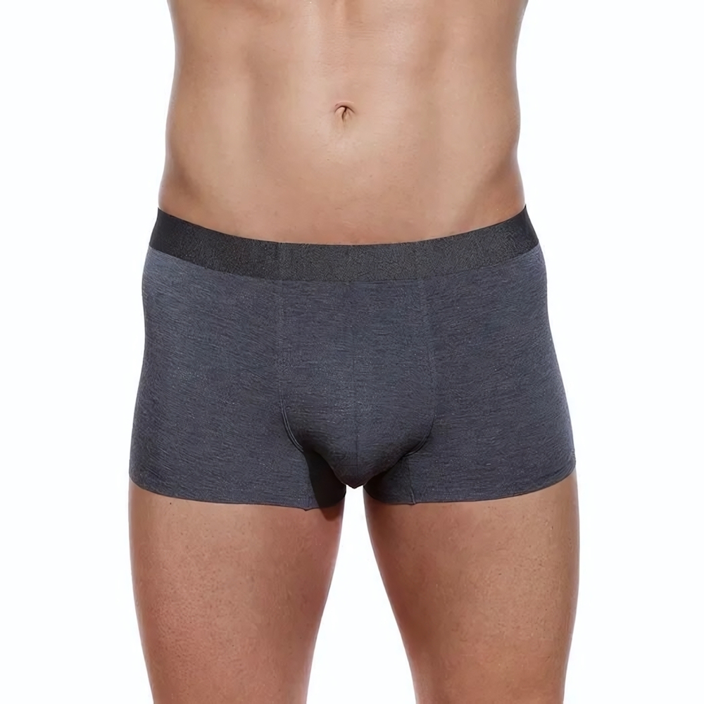 Классические боксеры из меланжевого полотна (Размер: M) (Цвет: нежно-розовый)