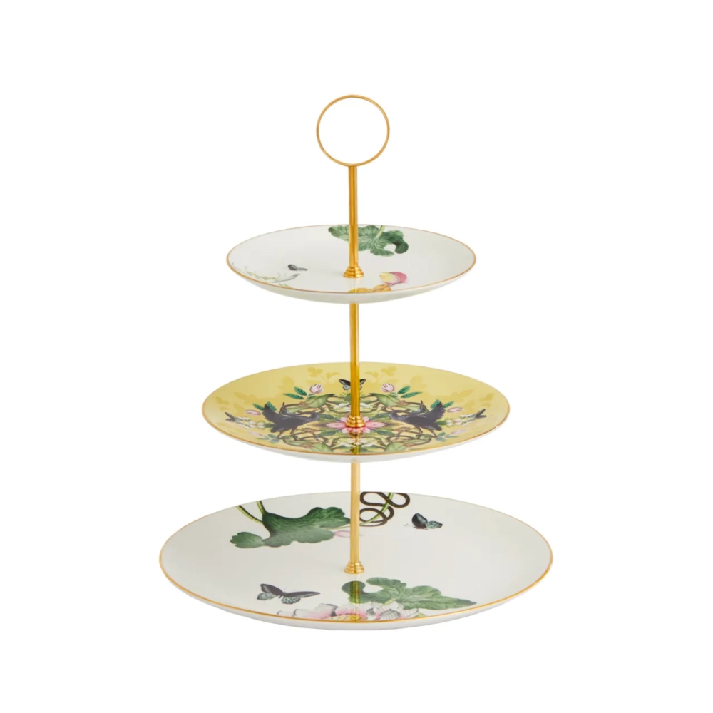 Wedgwood Трехъярусный поднос для демонстрации Wonderlust Waterlily EAN 701587466394