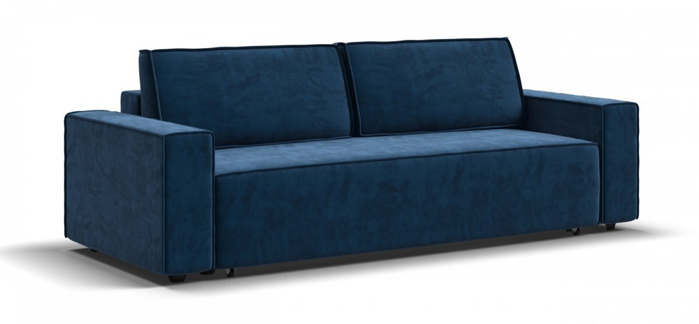 Диван Норд Велюр Монолит синий