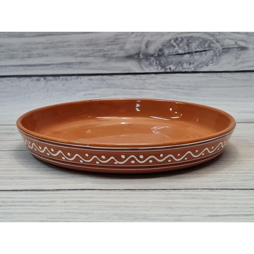 Тарелка с бортом d 23,5 см h4 см 500 мл "Псковский" керамика ПГ [6]