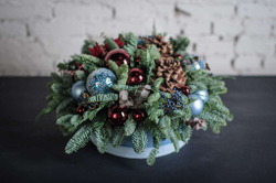 Новогодняя композиция Черничная ночь