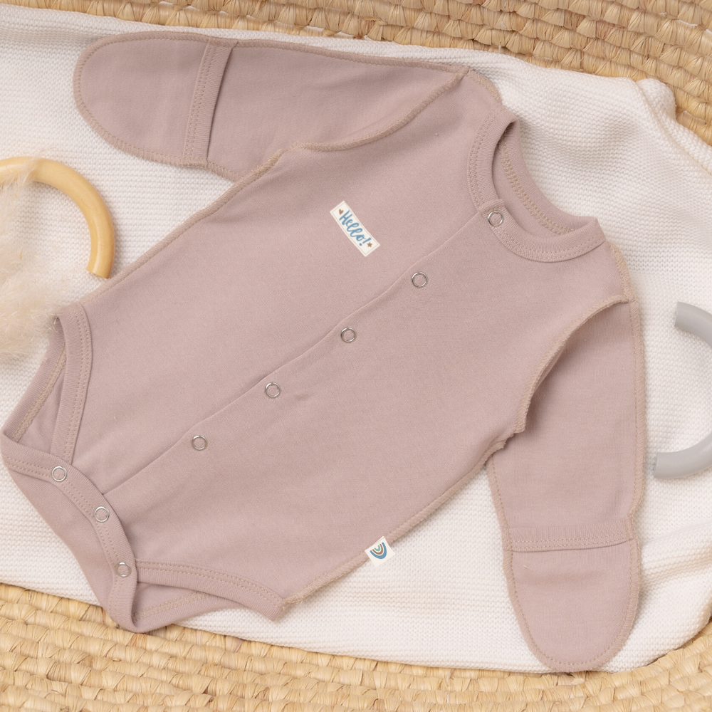 Боди Привет, Малыш дл.рукав