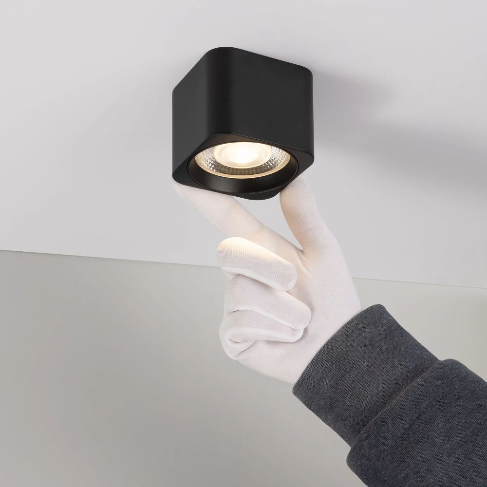 Светильник SP-DICE-S78x78-10W Warm3000 (BK, 24 deg, 230V) (Arlight, IP54 Металл, 5 лет) 046632