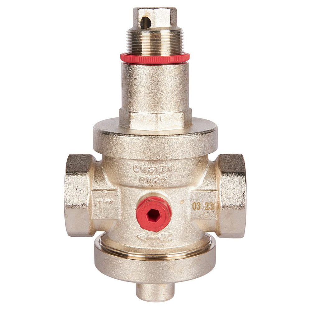 Регулятор давления ROMMER RVS-0008 - 1" (ВР/ВР, PN25, Tmax 100°C, настройка 1-6 бар)