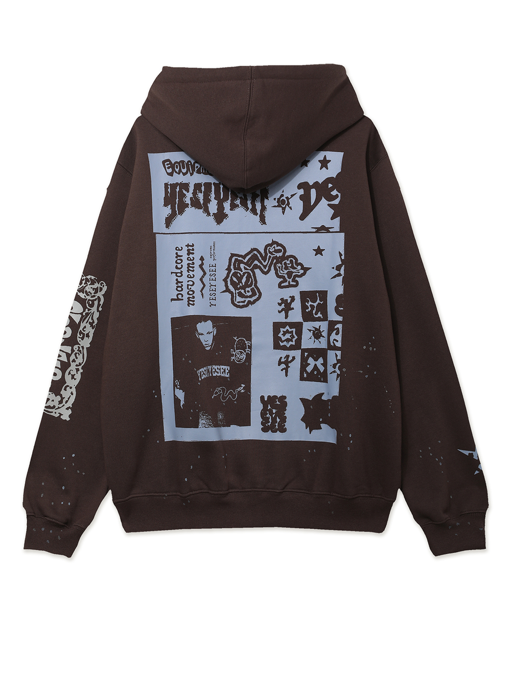 Мужская Толстовка Scanned Zip-up