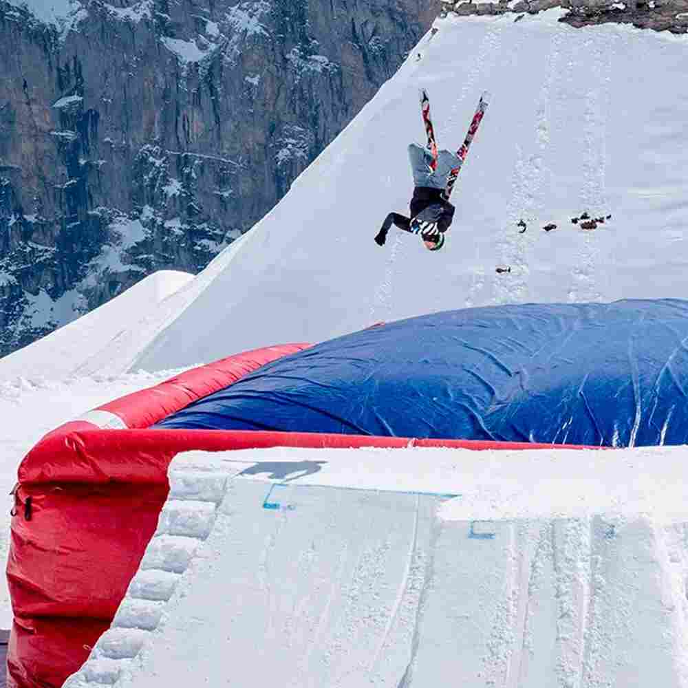 Надувная подушка «LandBag» для фристайла и экстрим-прыжков, 8×8×3,5 м