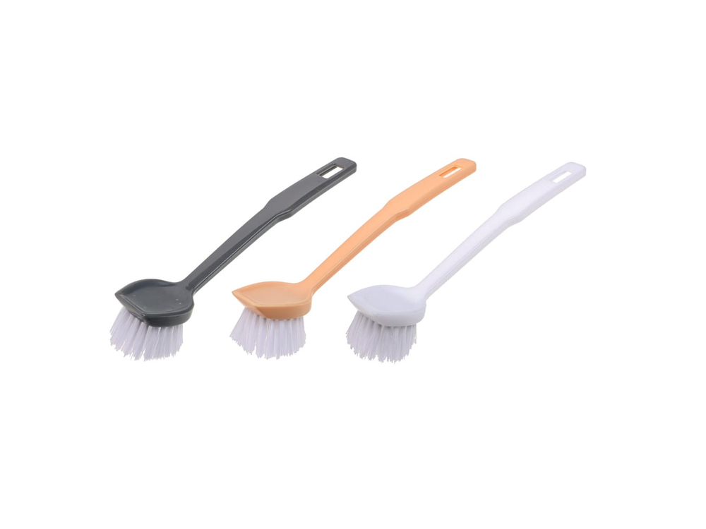 Щетка универсальная хозяйственная 20*3,8см пластик 3цвета