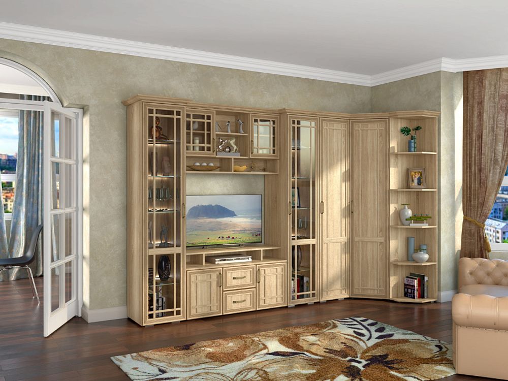 Бруно Пенал посудный левый (440)