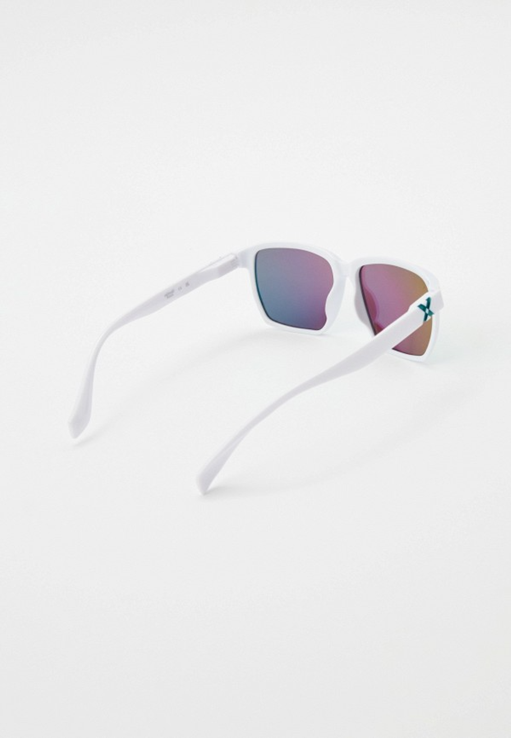 Спортивные очки HILX Rebel Shiny Solid White / Green Mirror Polarized Lens