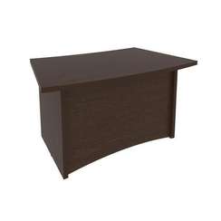 First Стол руководителя криволинейный KSR-5 Венге Цаво 1400*900*765