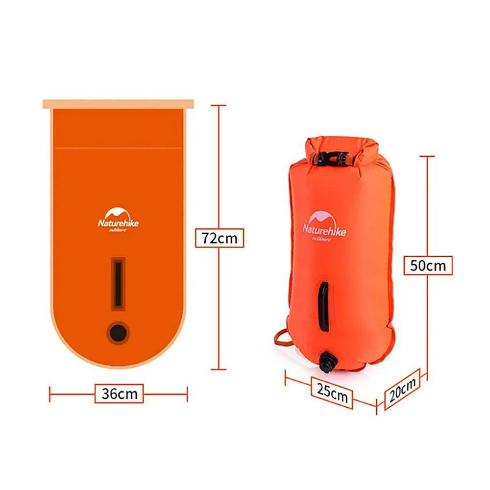 Гермомешок - надувной буй Naturehike 28L NH17S001-G