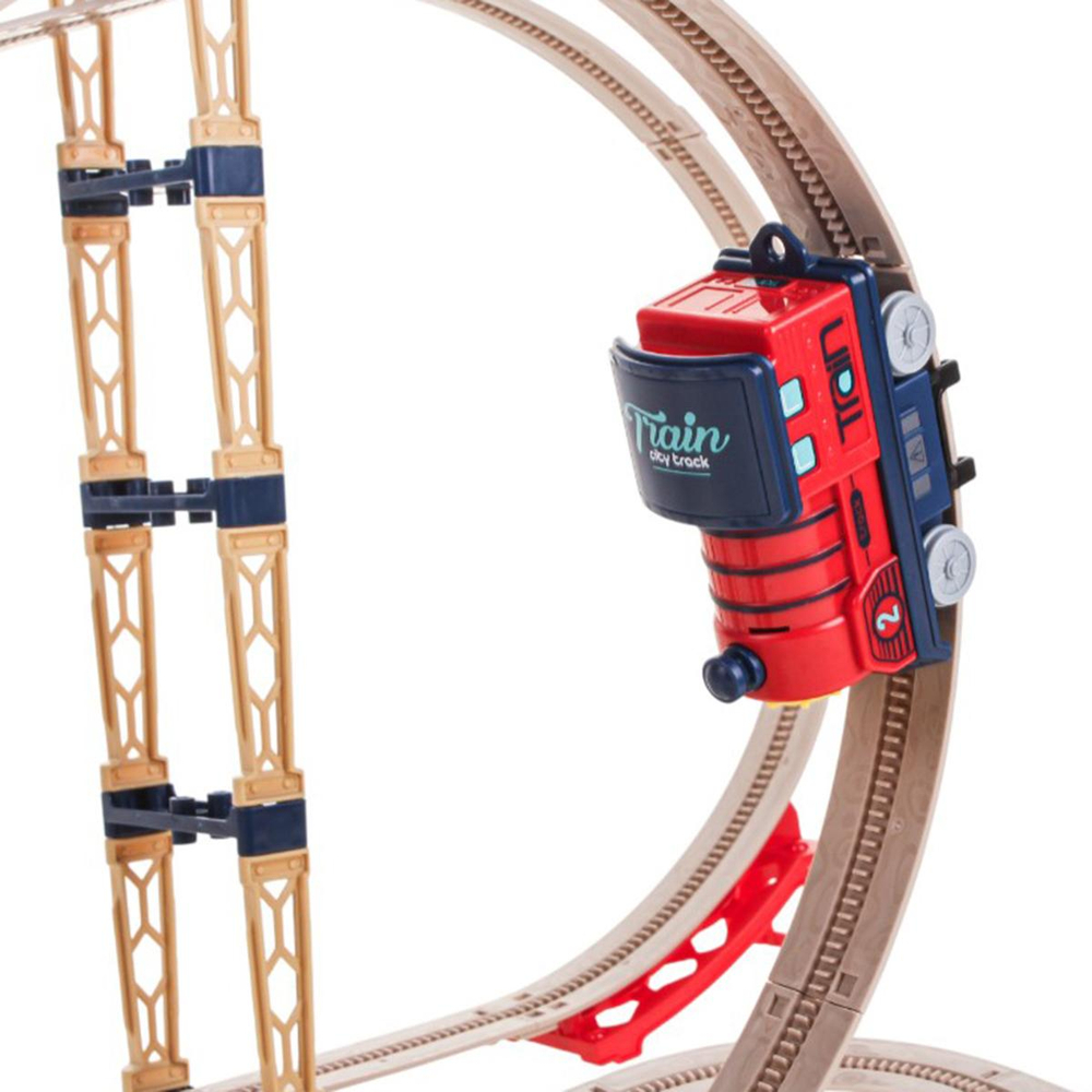 Железная дорога на бат., чемодан 89955