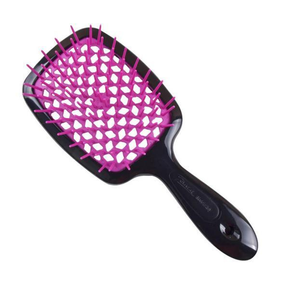 Расческа для волос Janeke Superbrush - Черная фуксия