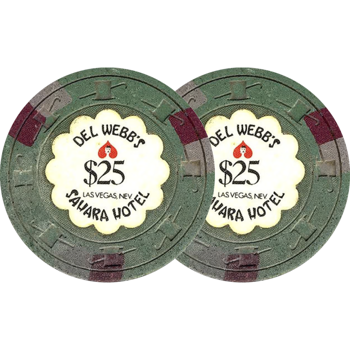 Sahara Del Webb's Casino $25 Chip