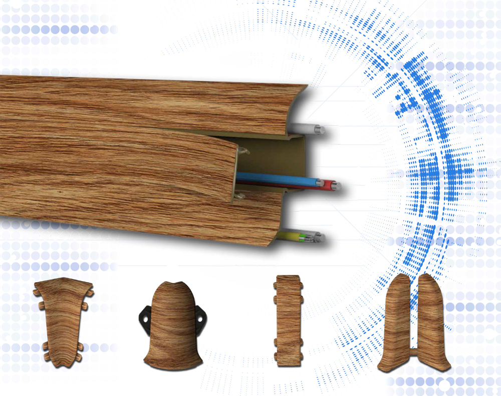 Плинтус Lexida S 403 Дуб верде