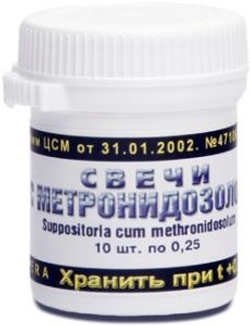 Свечи с метронидазолом