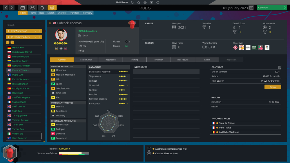 Pro Cycling Manager 2023 (для ПК, цифровой код доступа)